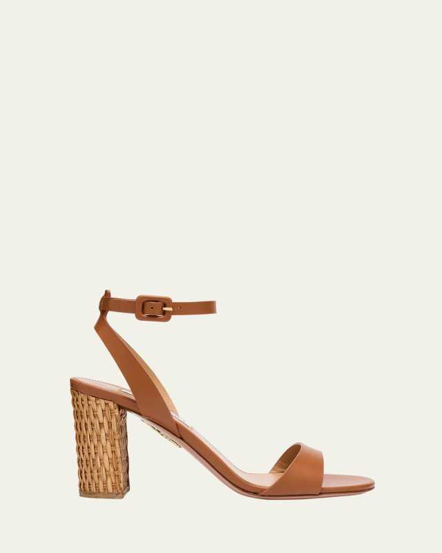 Sunseeker Leather Ankle-Strap Sandals